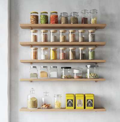 现代玻璃调味瓶3D模型下载